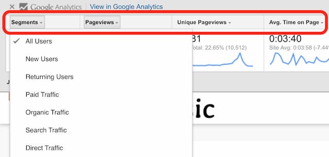 Page Analytics