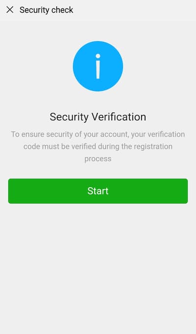 WeChat 登録