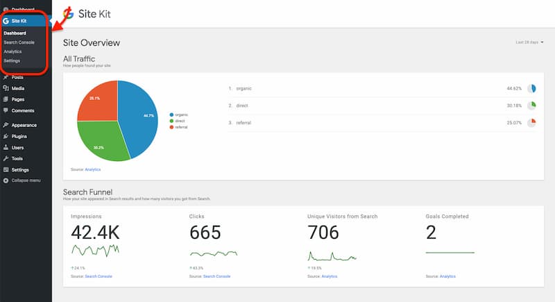 Site Kit by Google の設定方法と使い方